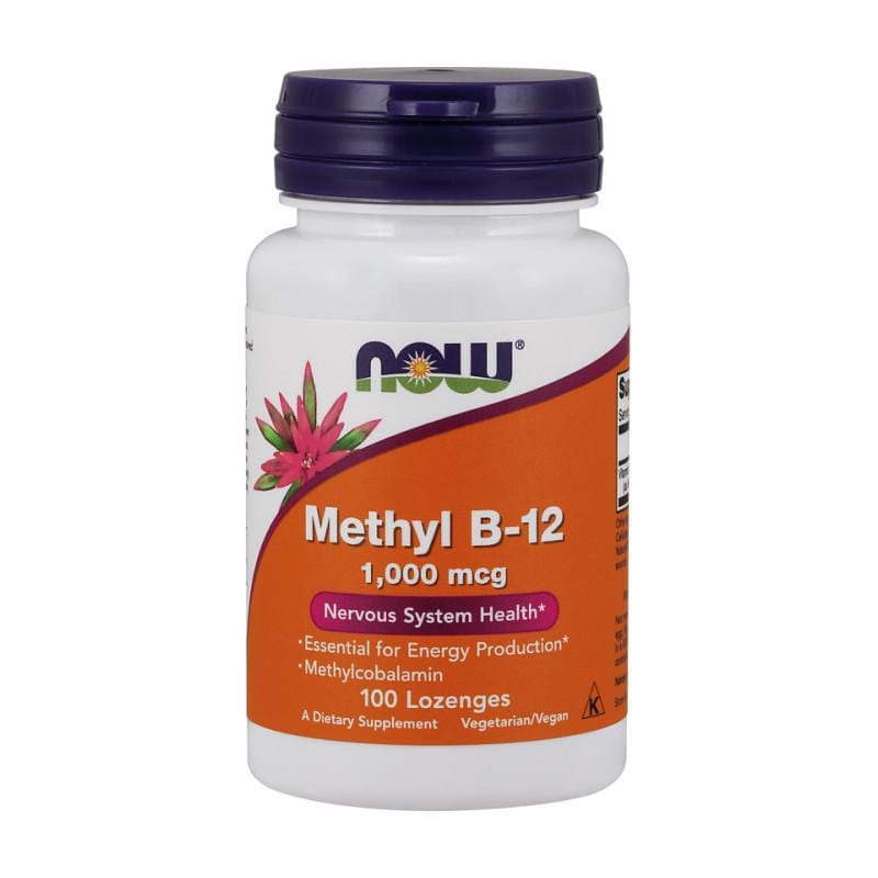 Vitamín B12 NOW, 1000 µg (100 žuvacích tabliet)