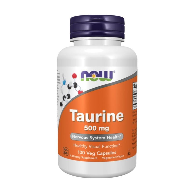 Taurín NOW, 500 mg (100 kapsúl)