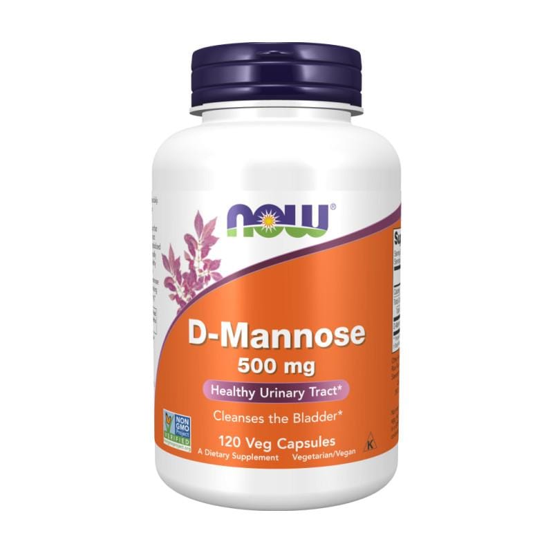 D-manóza NOW, 500 mg (120 kapsúl)
