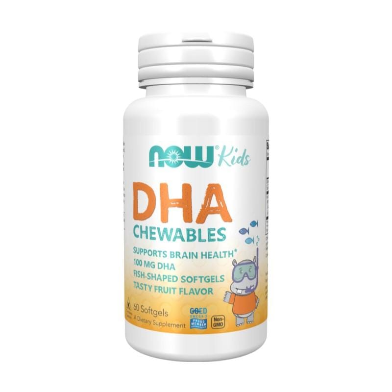 Omega 3 pre deti DHA NOW (60 žuvacích kapsúl)