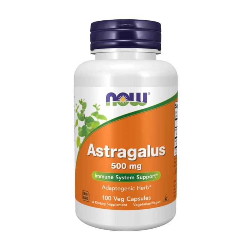 Astragalus NOW, 500 mg (100 kapsúl)