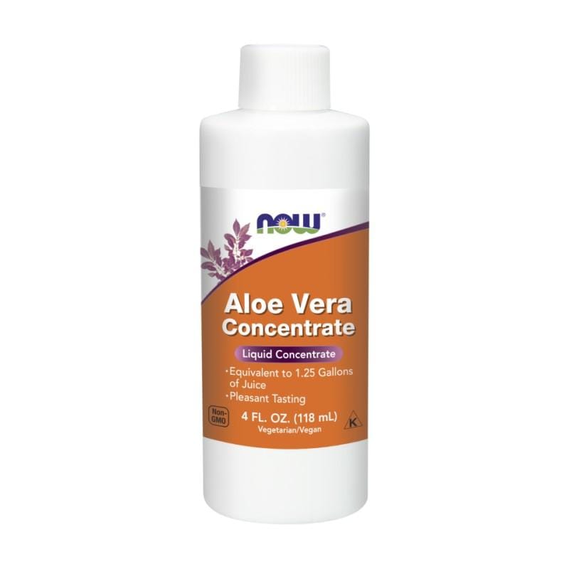 Tekutý koncentrát aloe vera NOW (118 ml)