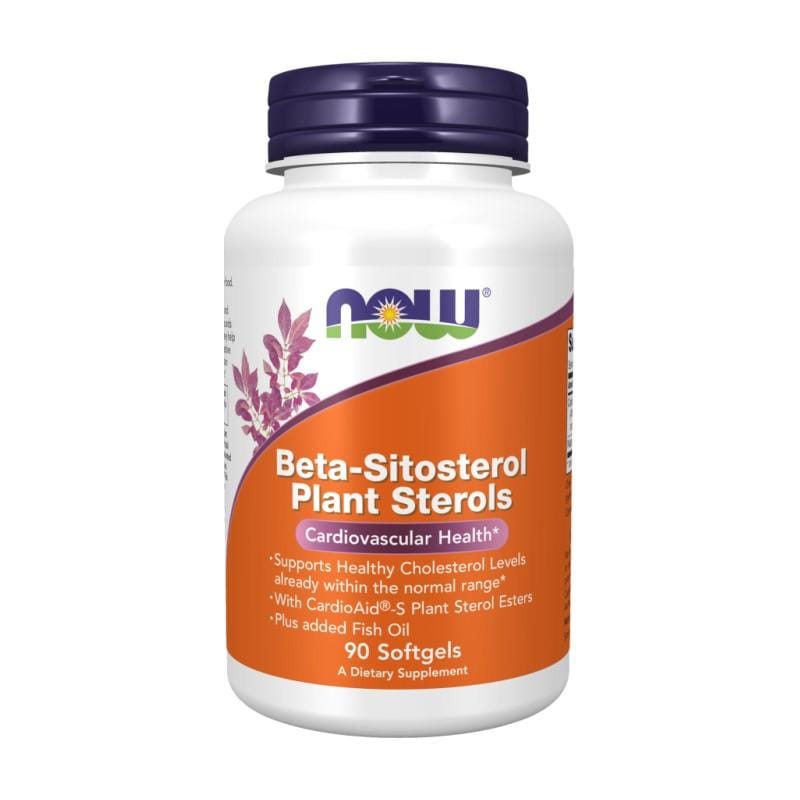 Beta-sitosterol rastlinné steroly NOW (90 mäkkých kapsúl)