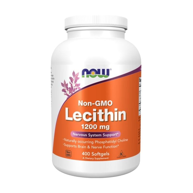 Lecitín 1200 mg NOW (400 mäkkých kapsúl)