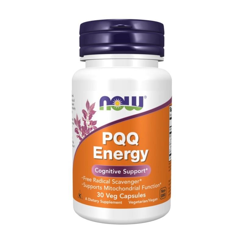 PQQ - pyrolochinolínchinón NOW, 20mg (30 kapsúl)