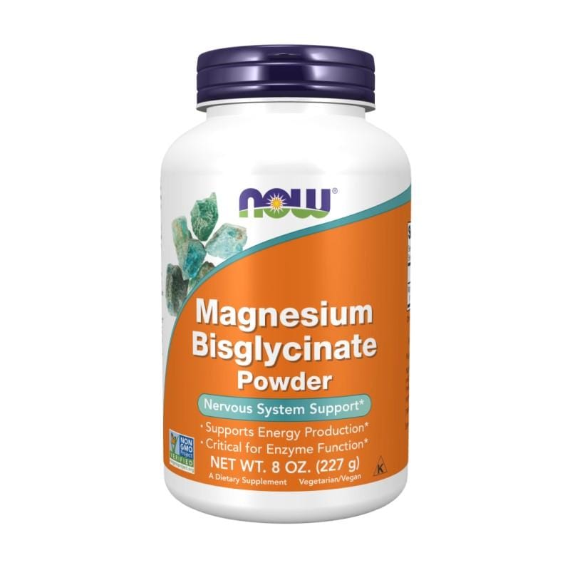 Magnézium bisglycinát v prášku NOW (227 g)