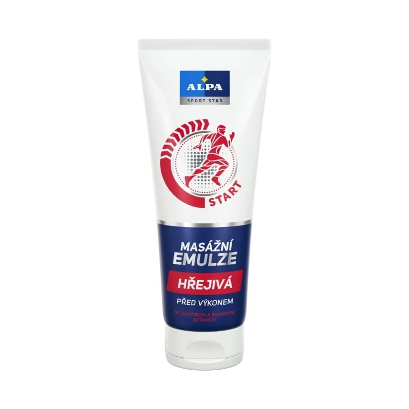 Masážna hrejivá emulzia Alpa (210 ml)