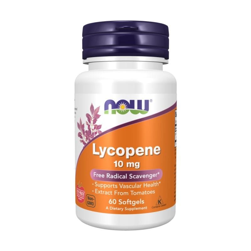 Lykopén NOW, 10 mg (60 mäkkých kapsúl)