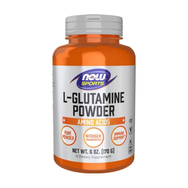 L-glutamín v prášku NOW (170 g)