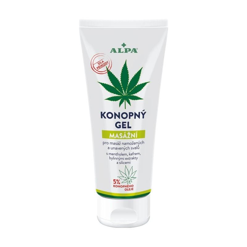 Masážny gél s konope Alpa (100 ml)