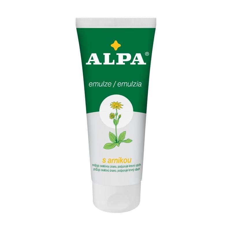 Masážna emulzia s arnikou a nechtíkom Alpa (100 ml)