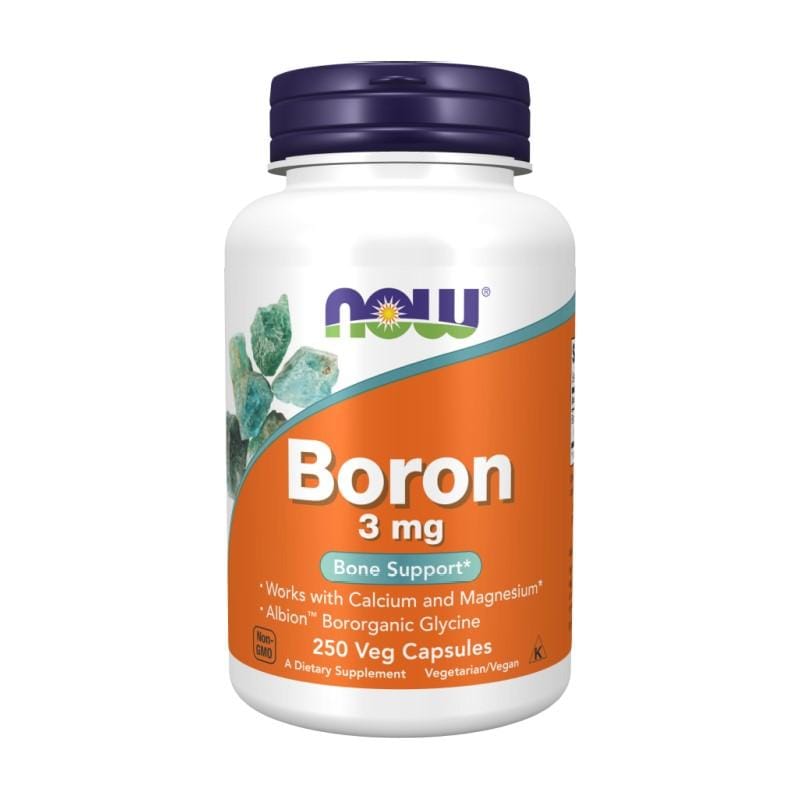 Bór NOW, 3 mg (100 kapsúl)