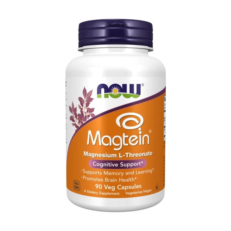 Magtein - L-treonát horečnatý NOW (90 kapsúl)