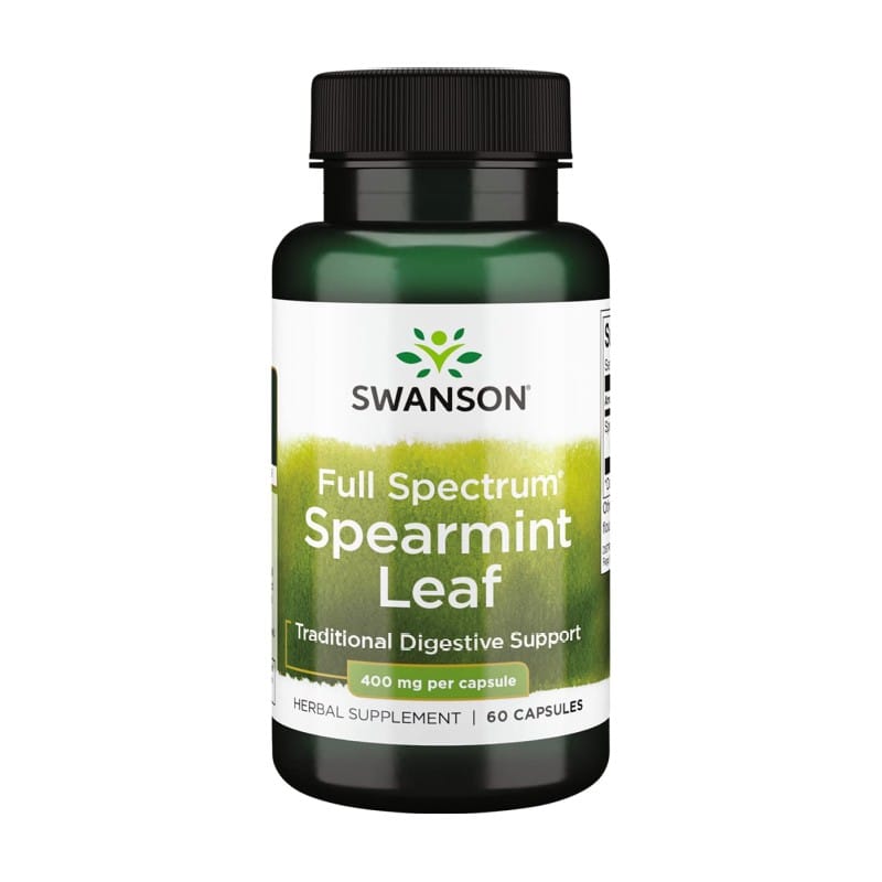 Mäta klasnatá – Spearmint Swanson, 400 mg (60 kapsúl)
