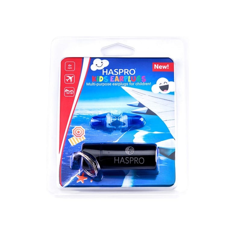 Štuple do uší pre deti na cestovanie lietadlom – silikónové Fly Kids Haspro (1 pár)