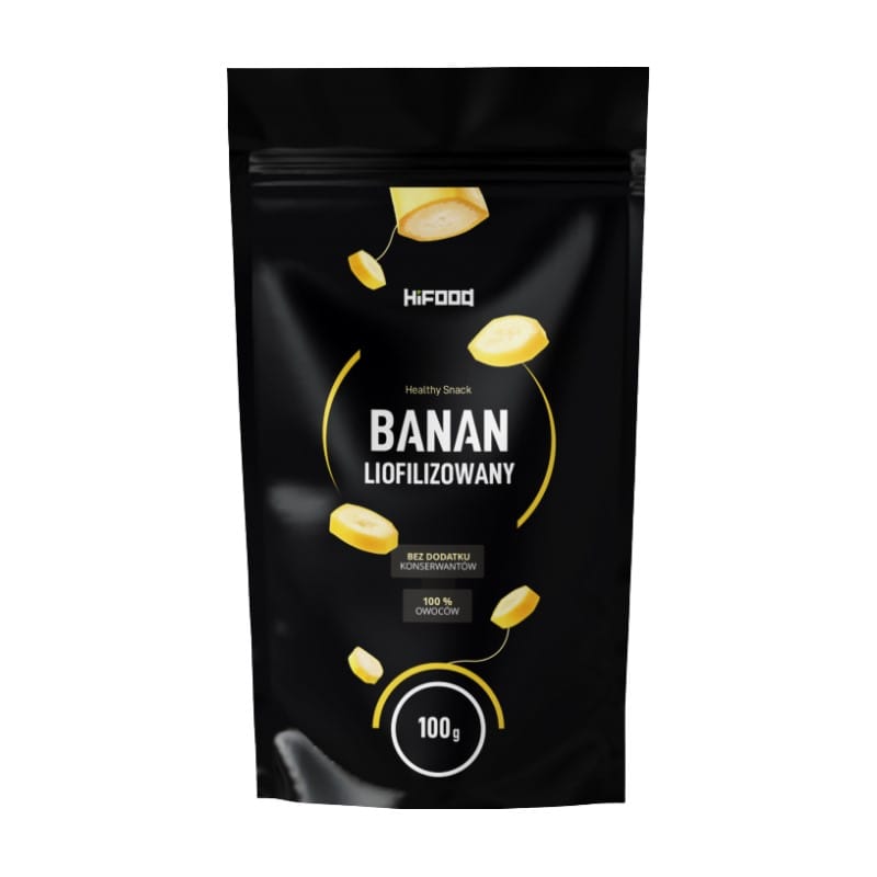 Banány v krúžkoch – lyofilizované HiFOOD (100 g)