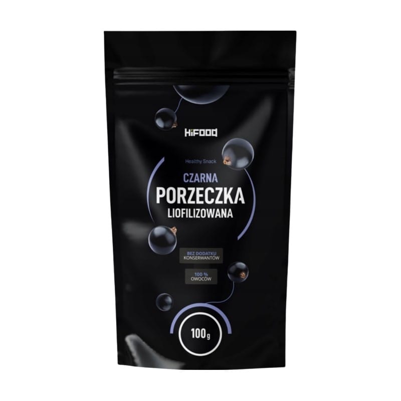 Prášok z čiernych ríbezlí – lyofilizovaný HiFOOD (100 g)