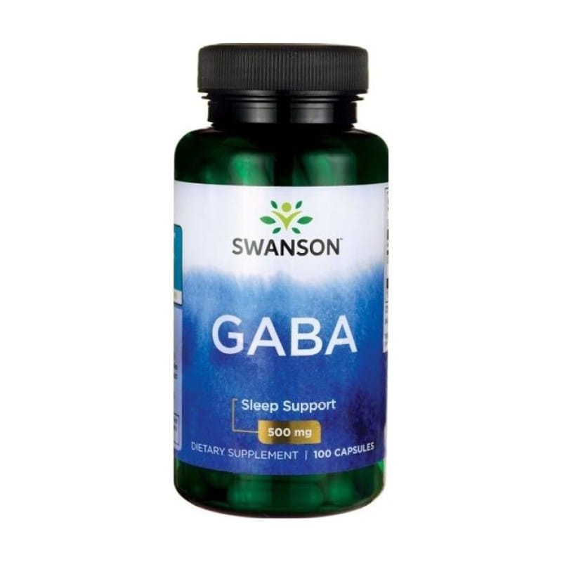 GABA Swanson, 500 mg (100 kapsúl)
