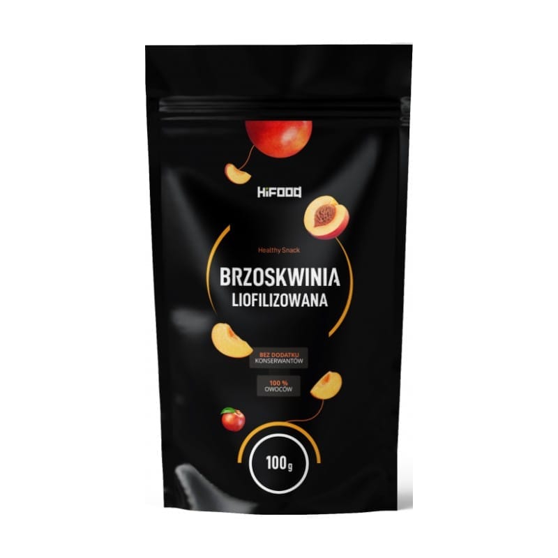 Broskyne – lyofilizované HiFOOD (100 g)