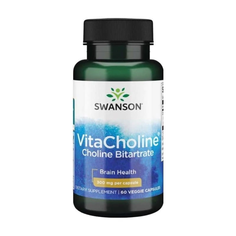 VitaCholine Swanson, 300 mg (60 kapsúl)