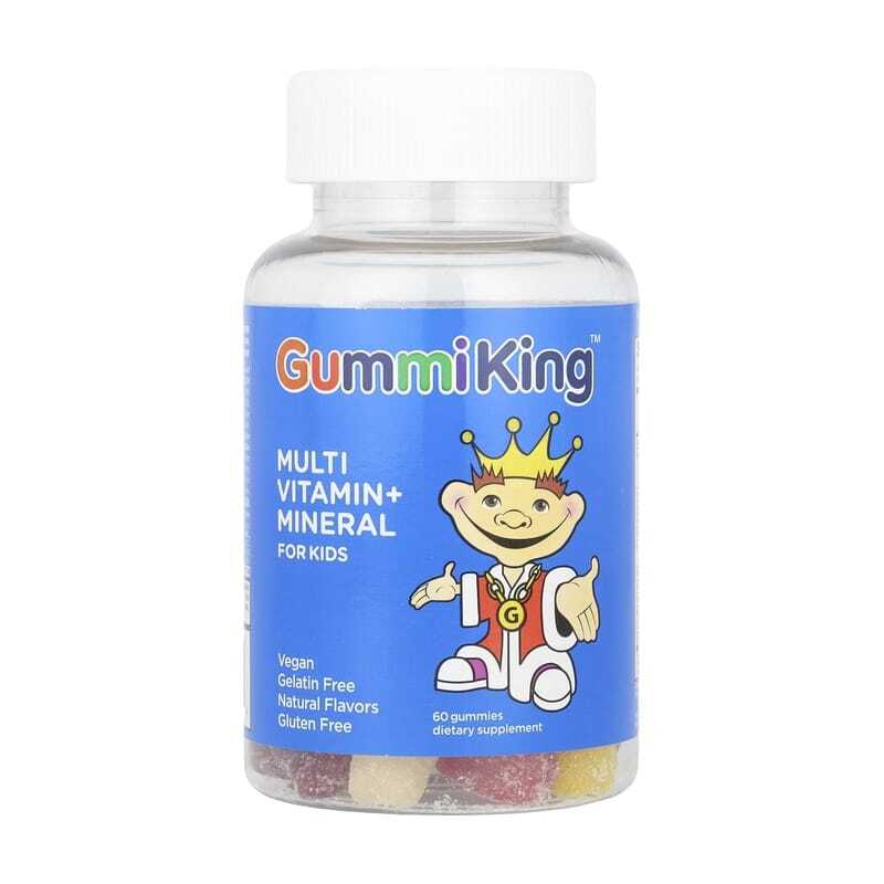 Multivitamíny a minerály pre deti GummiKing (60 gumených bonbónov)