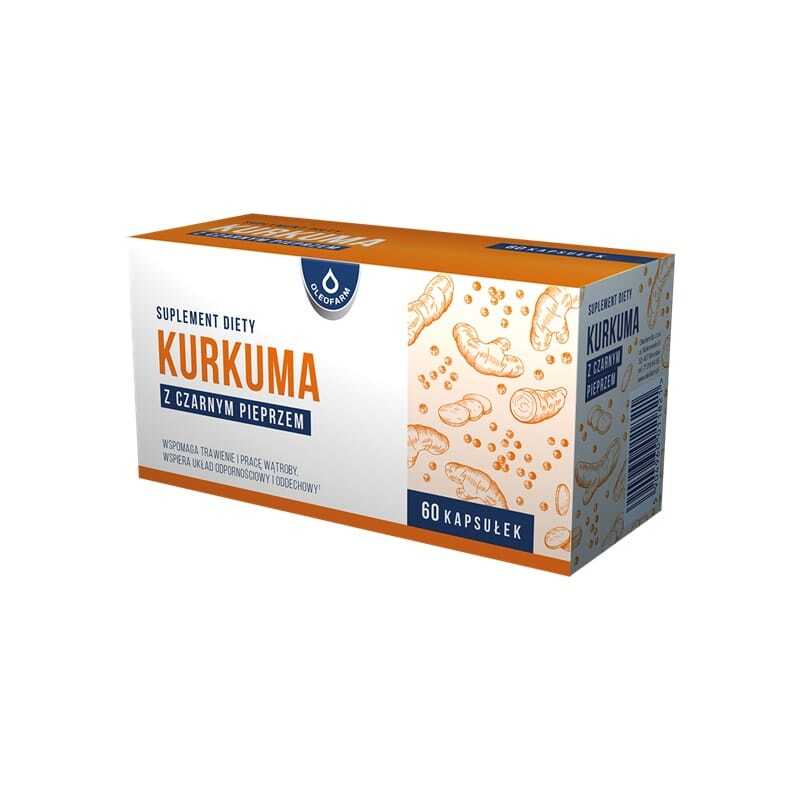 Kurkuma s čiernym korením Oleofarm (60 kapsúl)