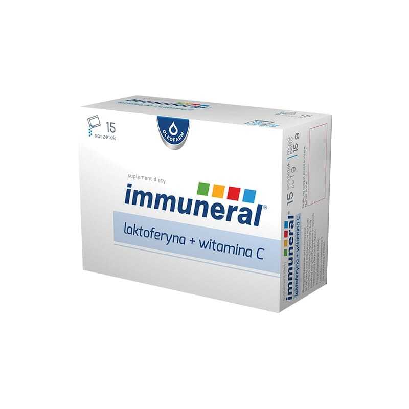 Immuneral – laktoferín s vitamínom C Oleofarm (15 vrecúšok)