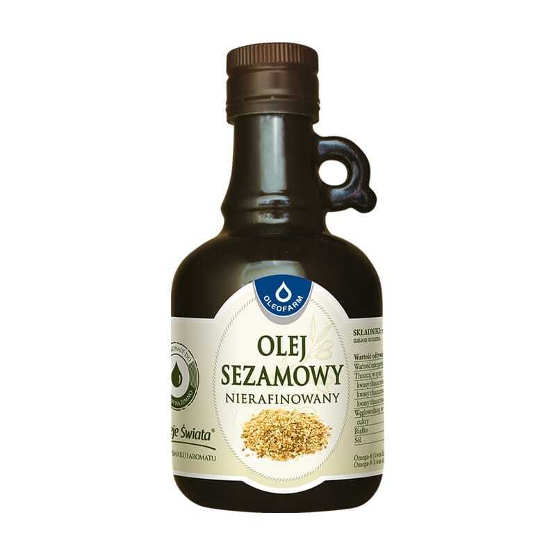 Sezamový olej s vitamínom D, nerafinovaný Oleofarm (250 ml)