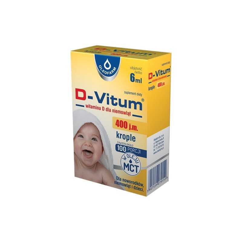 Vitamín D3 pre dojčatá v kvapkách Oleofarm (6 ml)