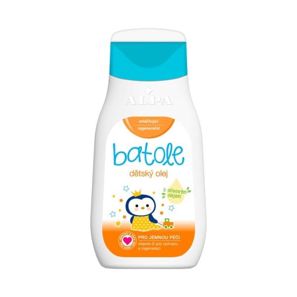 Olej pre deti s vitamínom E a olivovým olejom Alpa (200 ml)