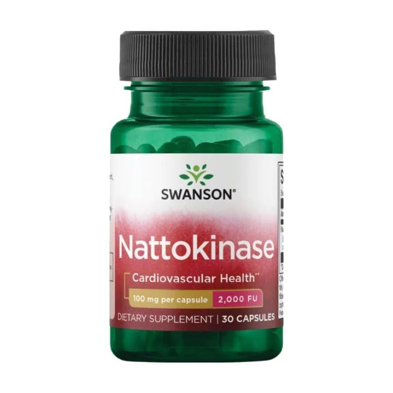 Nattokináza Swanson, 100 mg (30 kapsúl)
