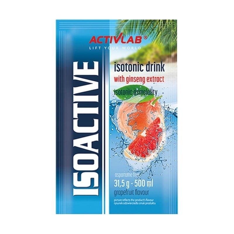 Izotonický nápoj v prášku Isoactive Activlab, grapefruit (31,5 g)
