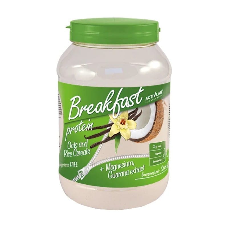Proteínové raňajky v prášku – Protein Breakfast Activlab, kokosovo-vanilková príchuť (1000 g)