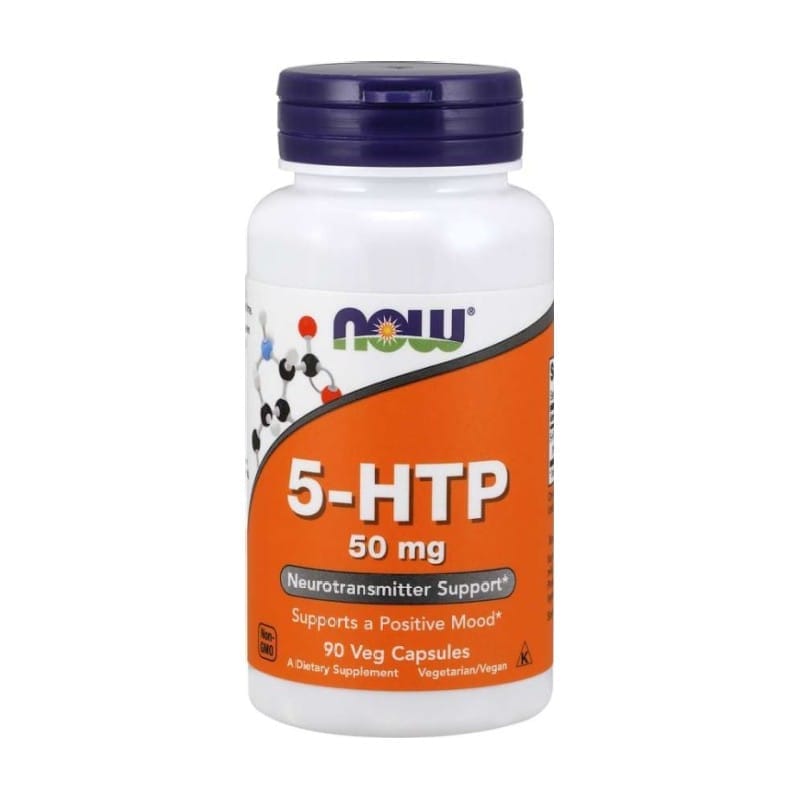 5-HTP, 50 mg NOW (90 kapsúl)