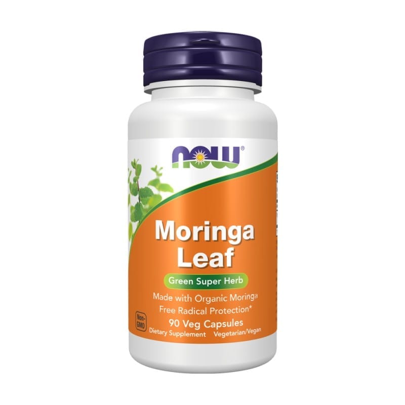 Listy moringy NOW (90 kapsúl)