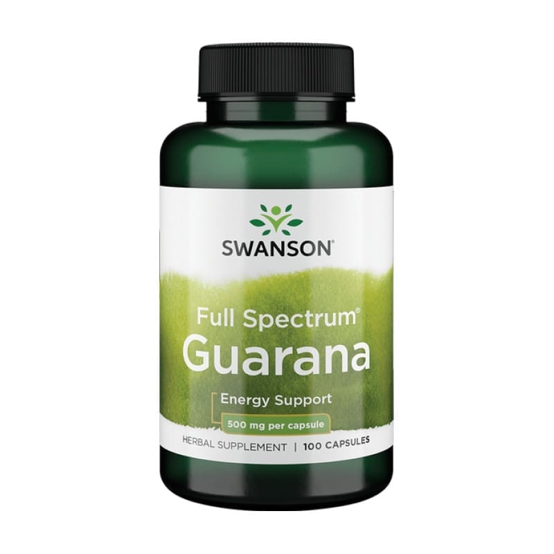 Guarana Swanson, 500 mg (100 kapsúl)