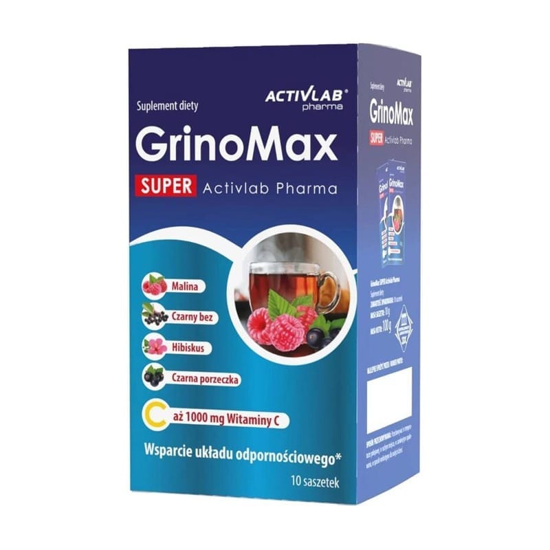 Nápoj na podporu imunity – GrinoMax Super Activlab Pharma (10 vrecúšok)