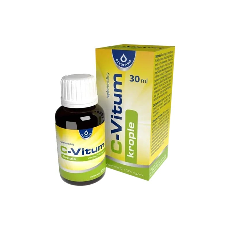 Vitamín C v kvapkách C-Vitum Oleofarm (30 ml)