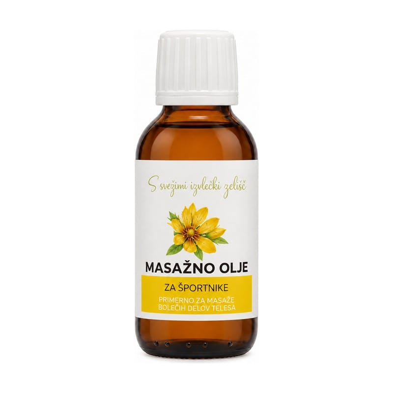 Masážny olej pre športovcov Cvetka (125 ml)