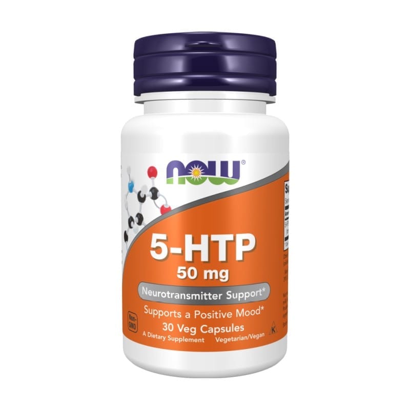5-HTP NOW, 50 mg (30 kapsúl)