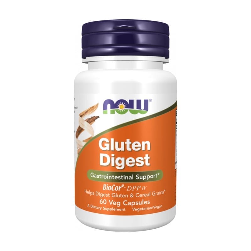 Gluten Digest – enzýmy na trávenie gluténu NOW (60 kapsúl)