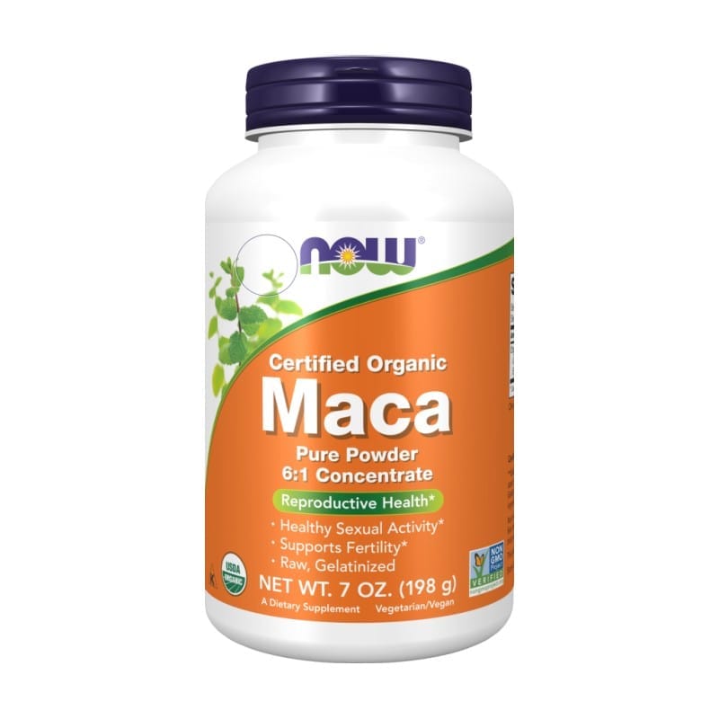 Ekologická maca v prášku NOW (198 g)